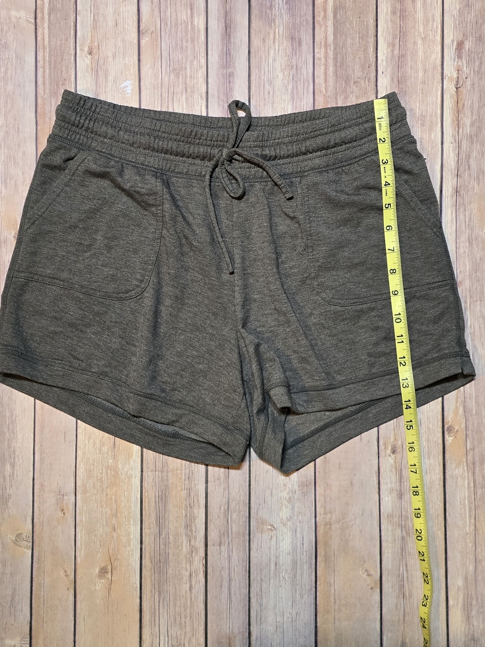 Women’s Casual Drawstring Lounge Shorts - Olive
